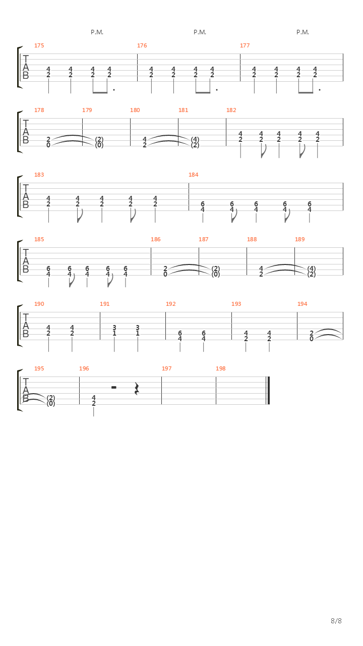 Danket Dem Herrn吉他谱
