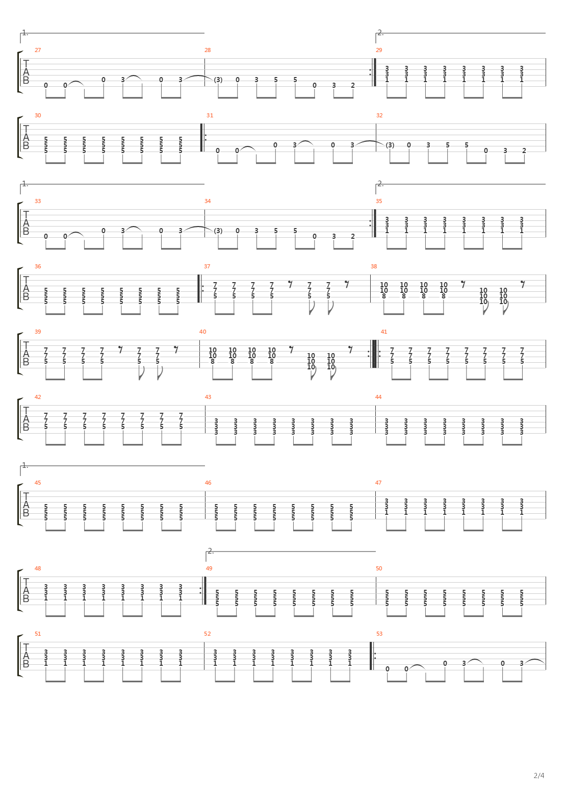 Feuer吉他谱