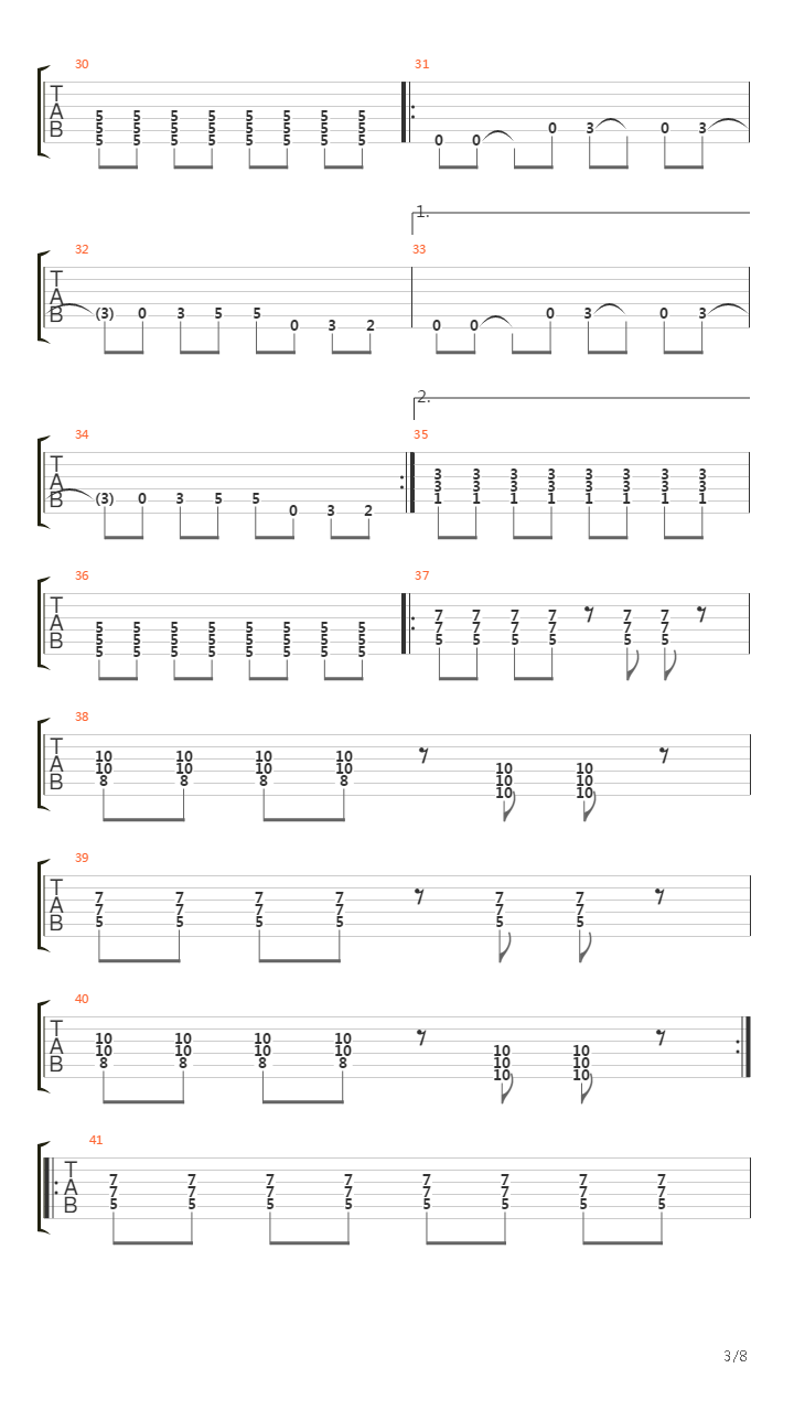 Feuer吉他谱