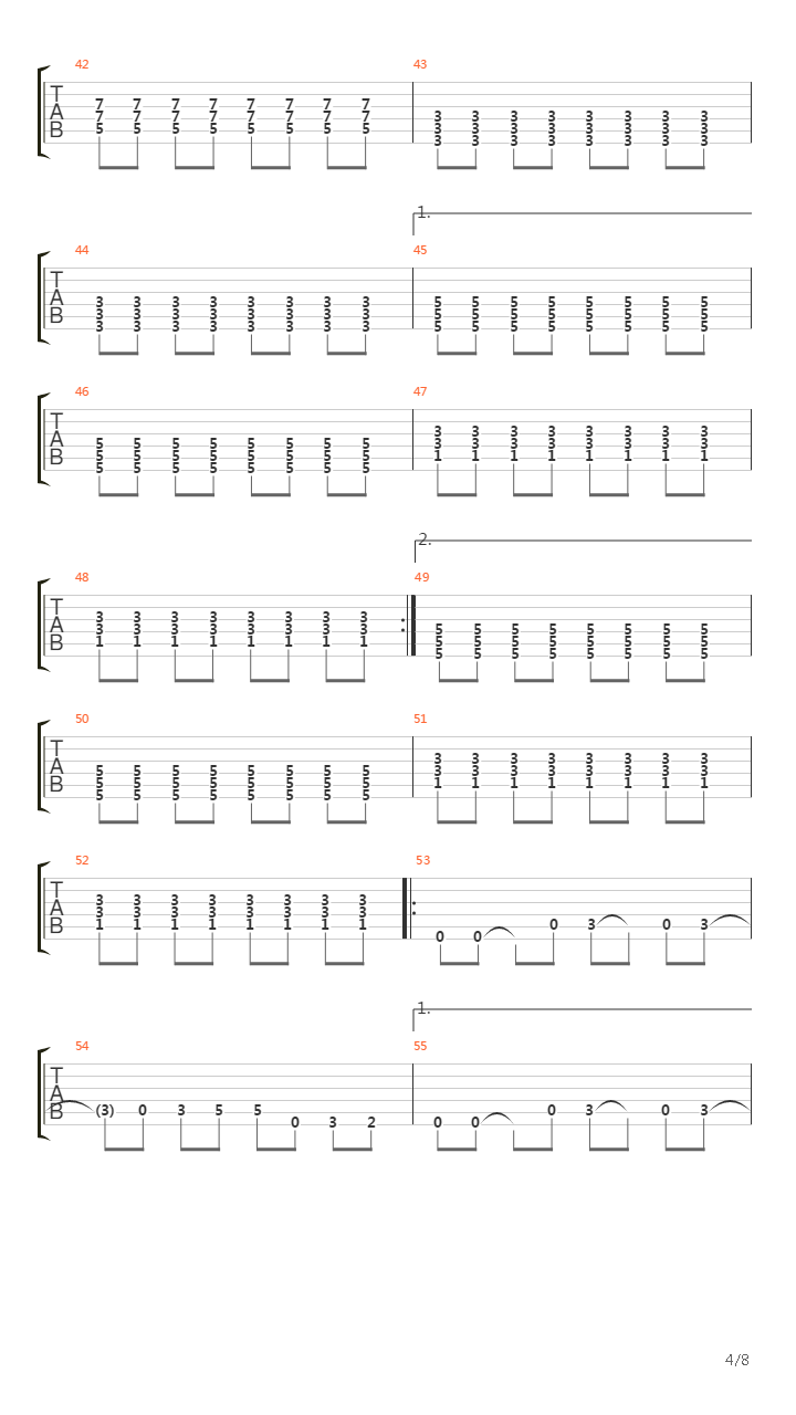Feuer吉他谱