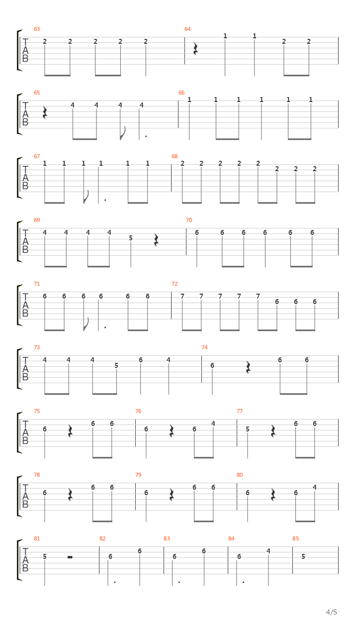 Terpentin吉他谱