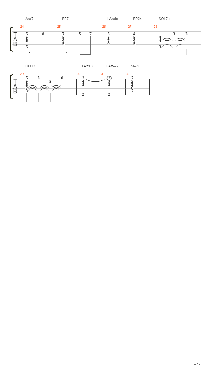 Estate吉他谱