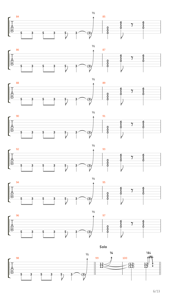 journey吉他谱图片