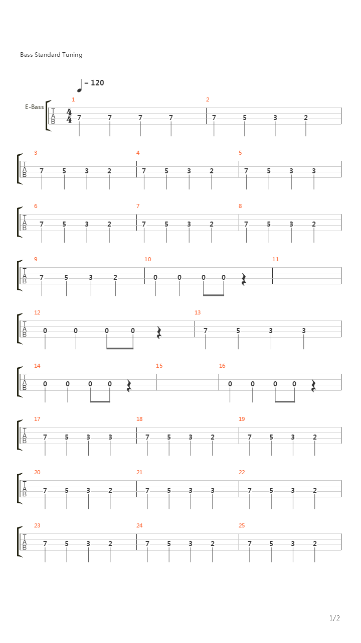Piece1吉他谱