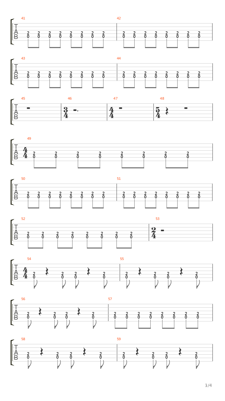 Pain吉他谱