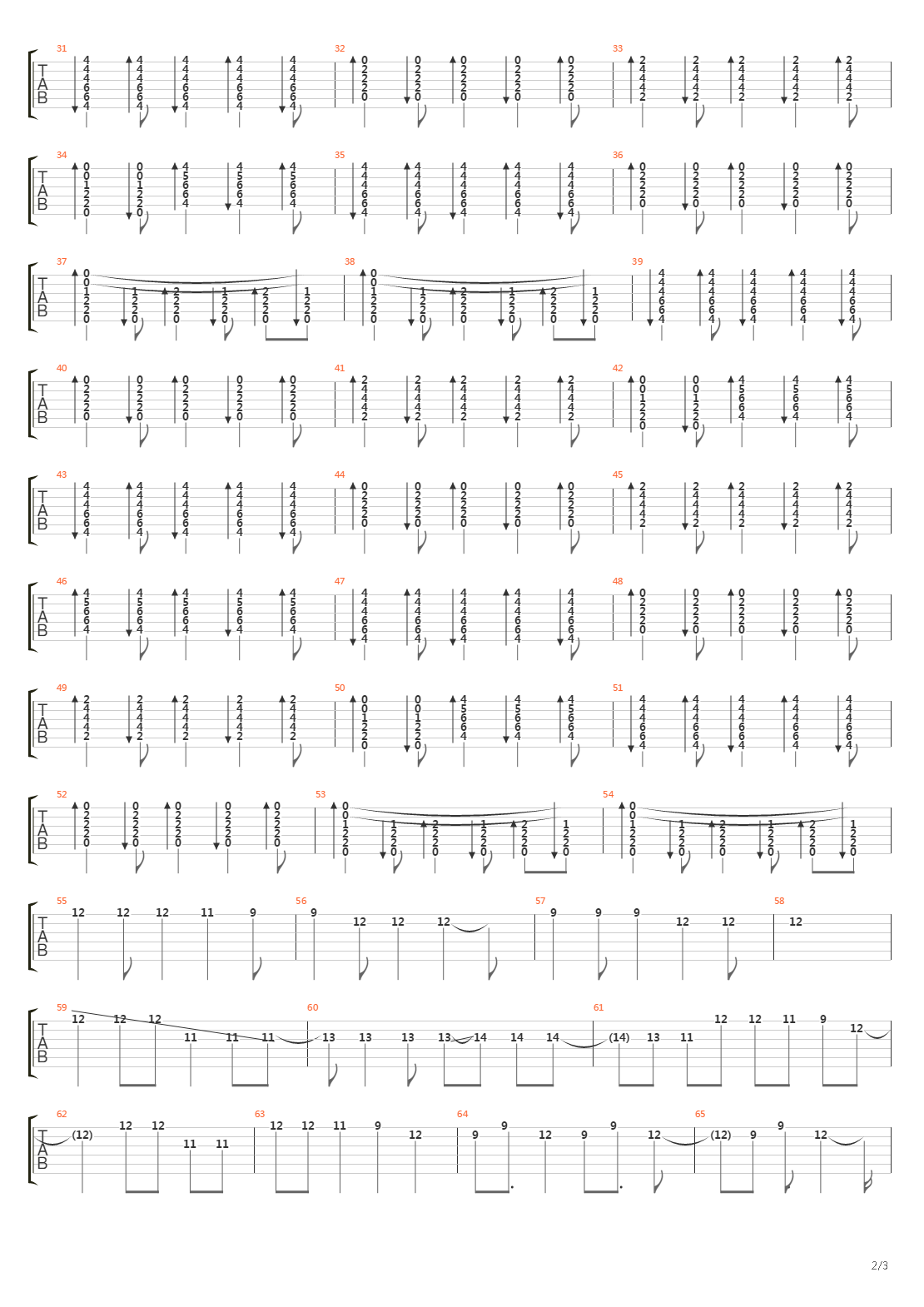 My Back Pages吉他谱