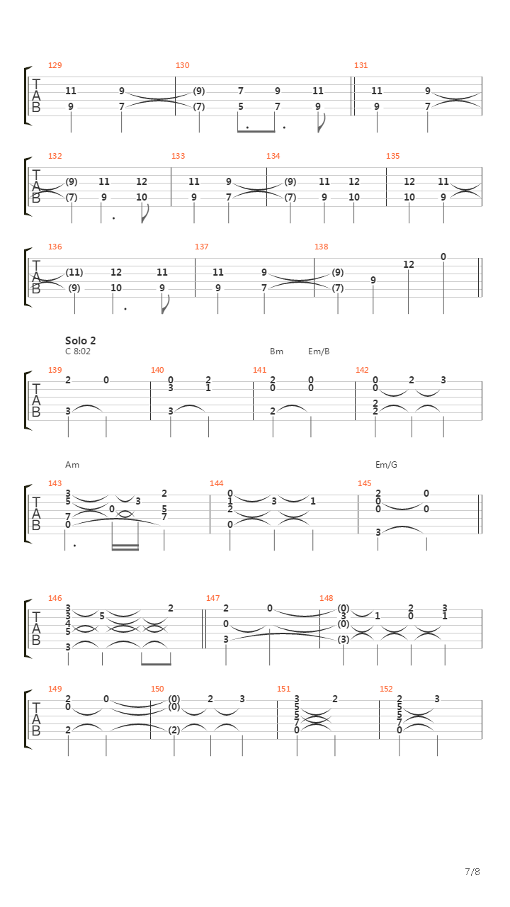 Lawrence吉他谱