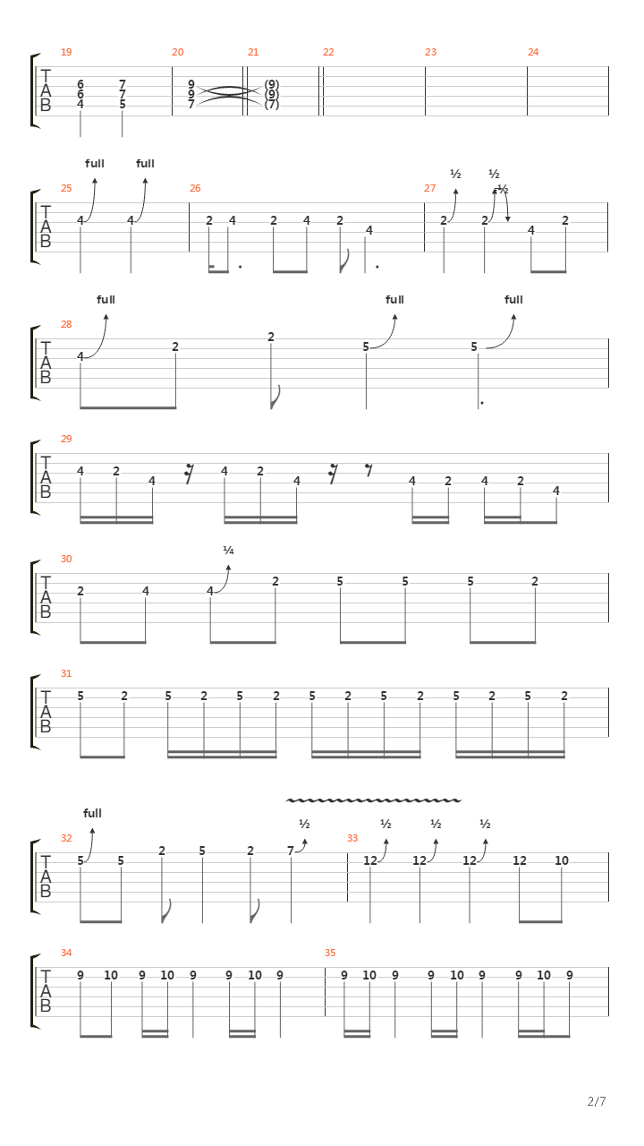 Seperation吉他谱