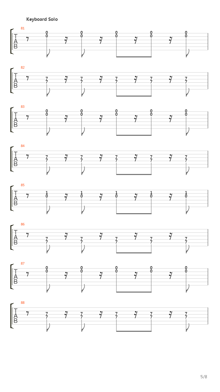 Slow Yourself Down吉他谱