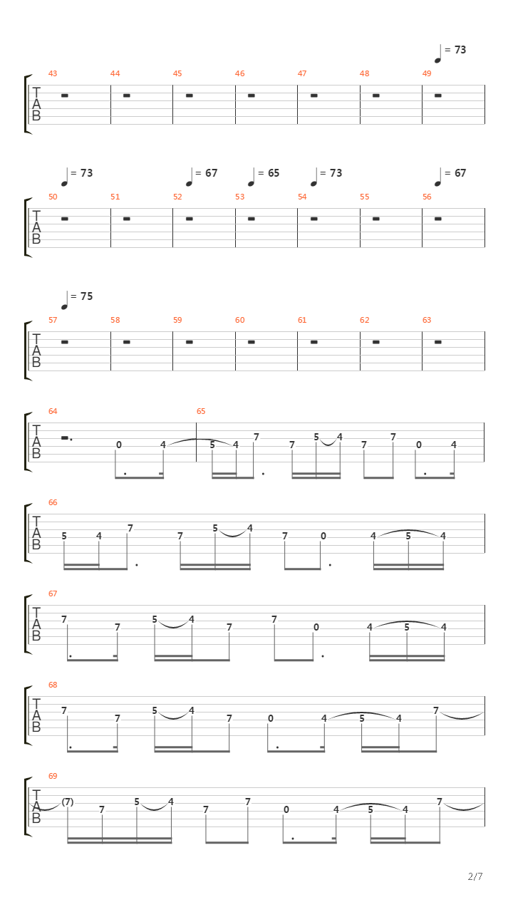 Song Within A Song吉他谱