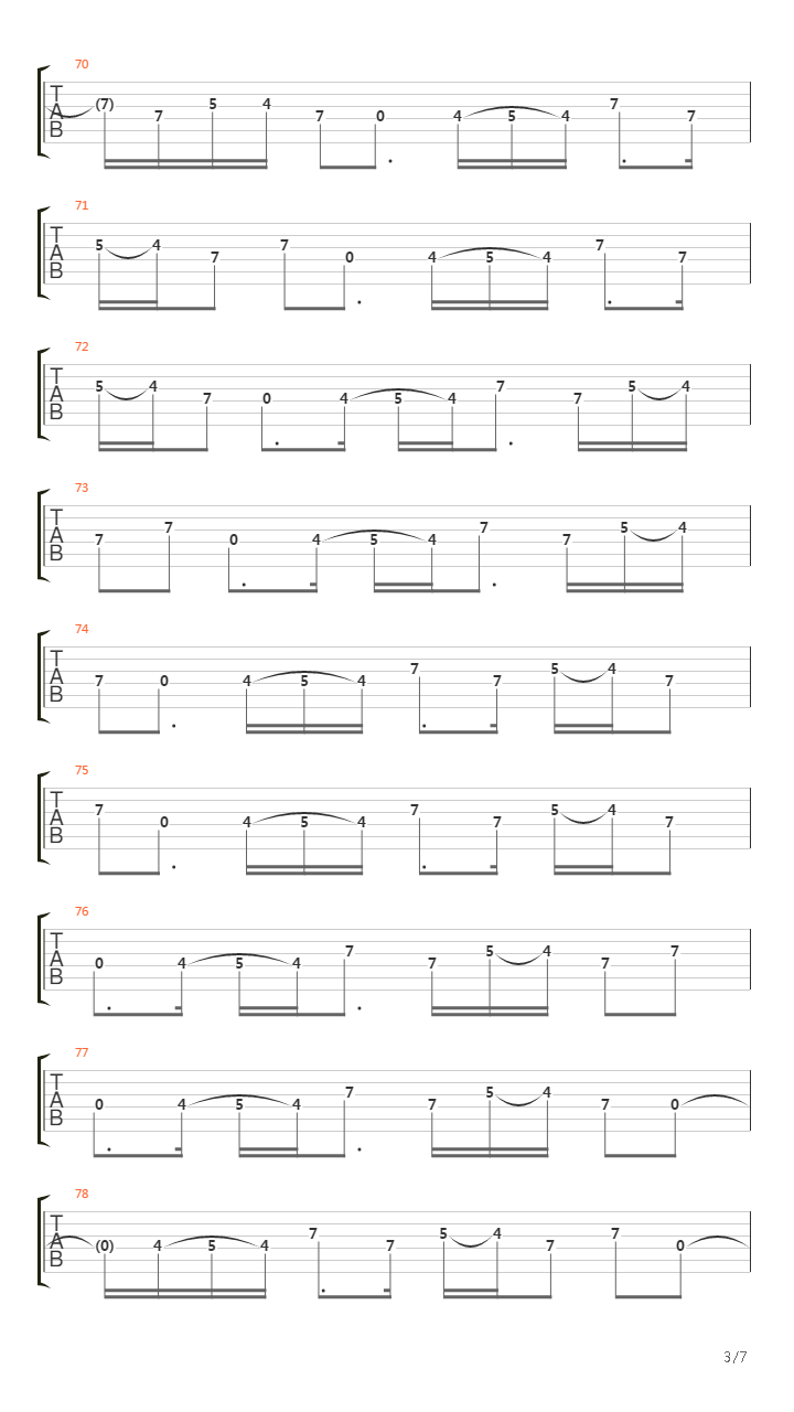 Song Within A Song吉他谱