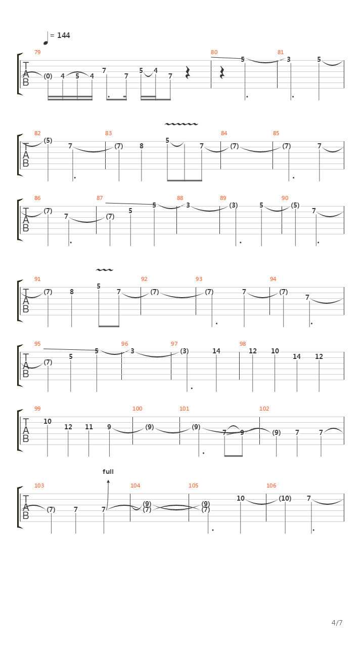 Song Within A Song吉他谱