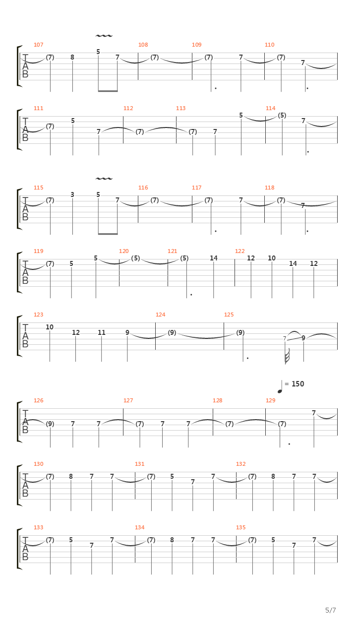 Song Within A Song吉他谱