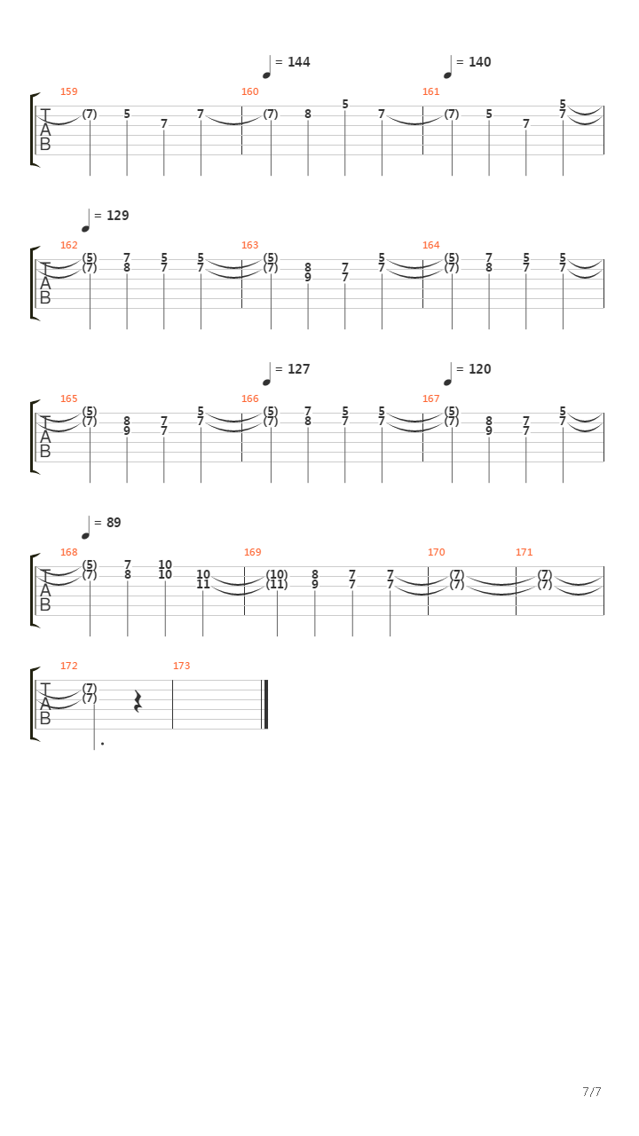 Song Within A Song吉他谱