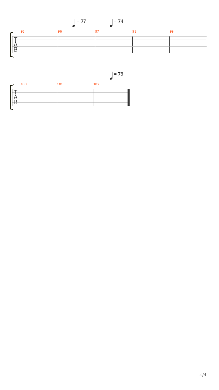 Stationary Traveller吉他谱