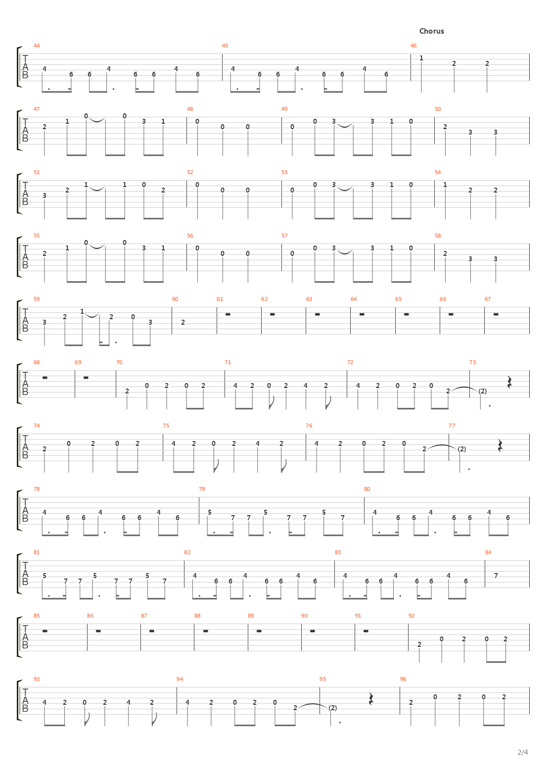 Pipeline吉他谱