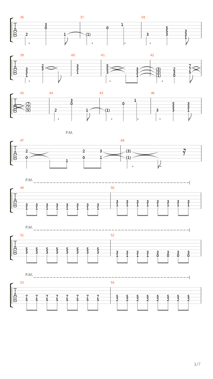 Azul吉他谱