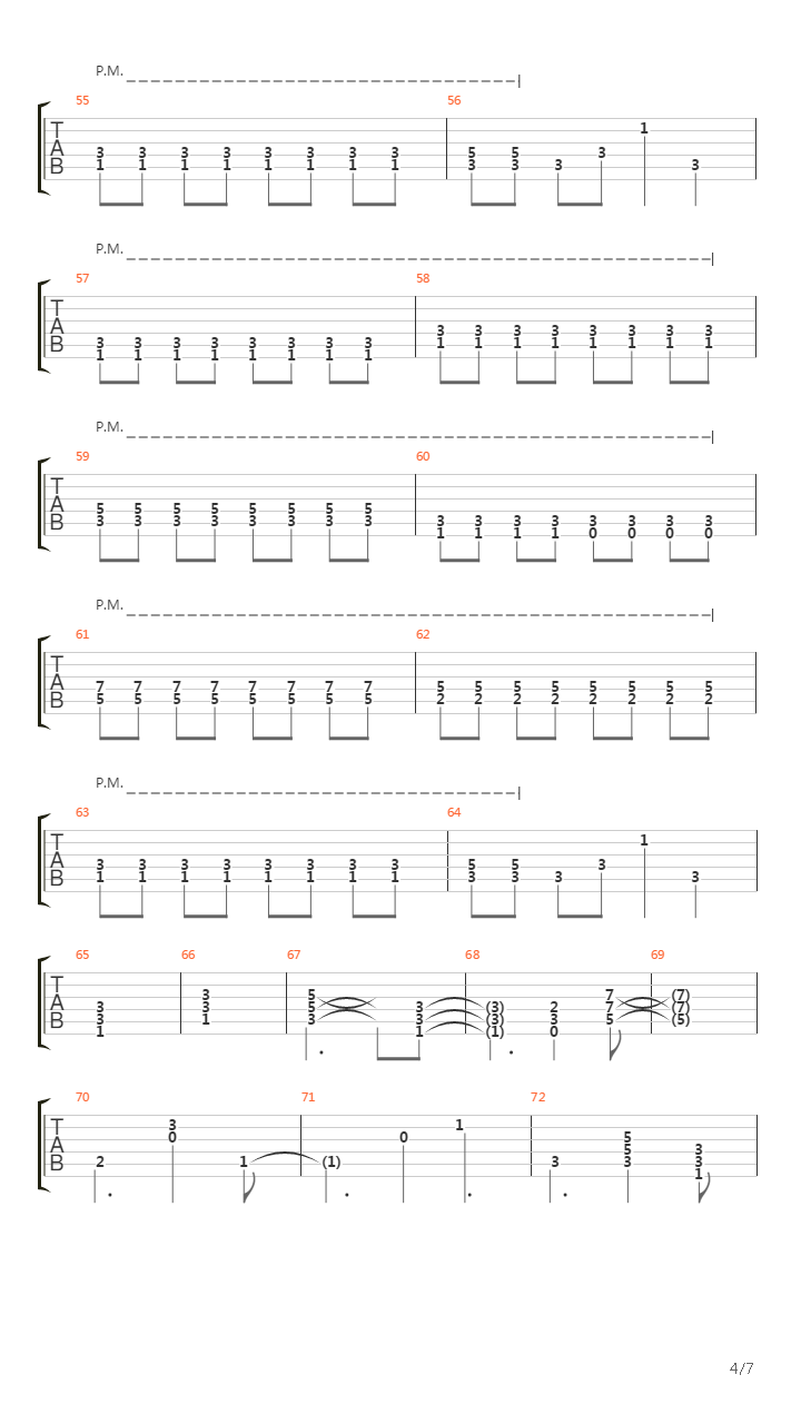 Azul吉他谱