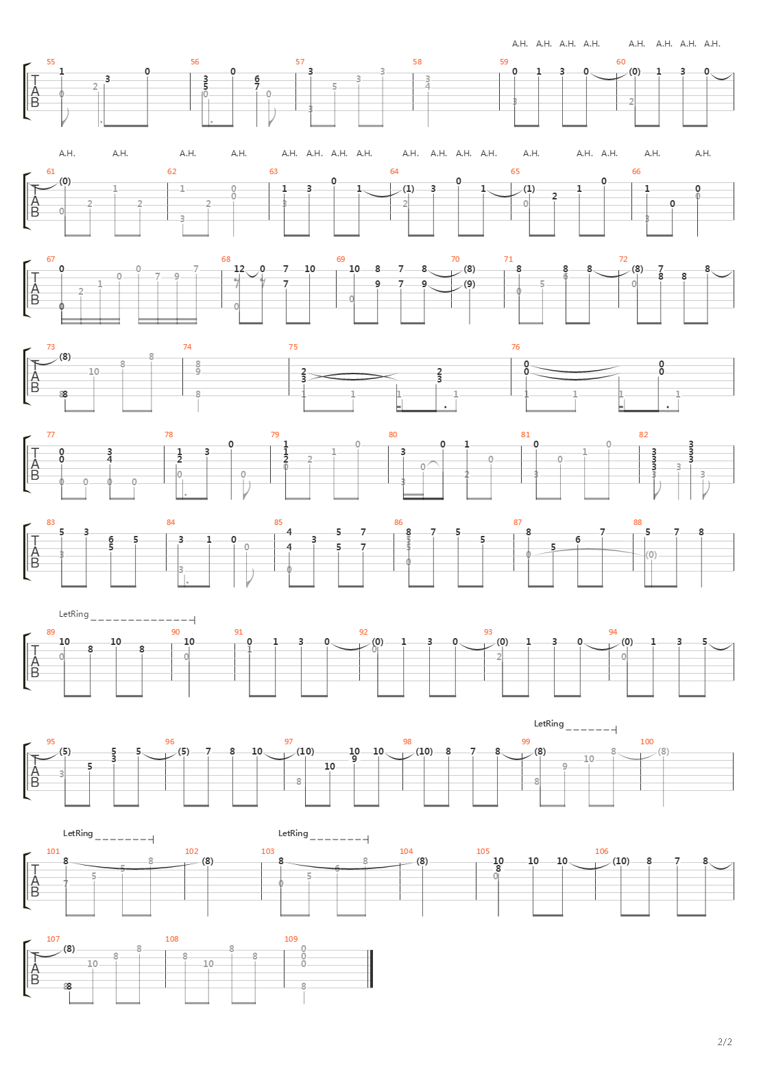 Bunda吉他谱