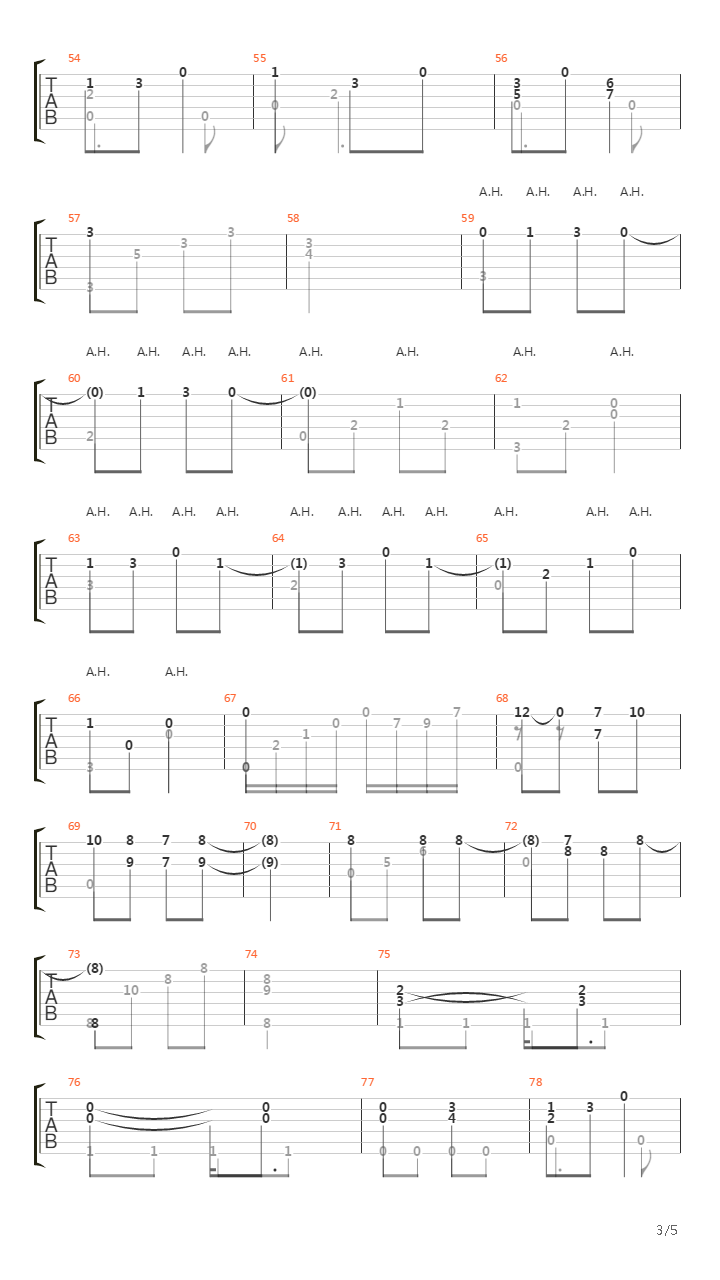 Bunda吉他谱
