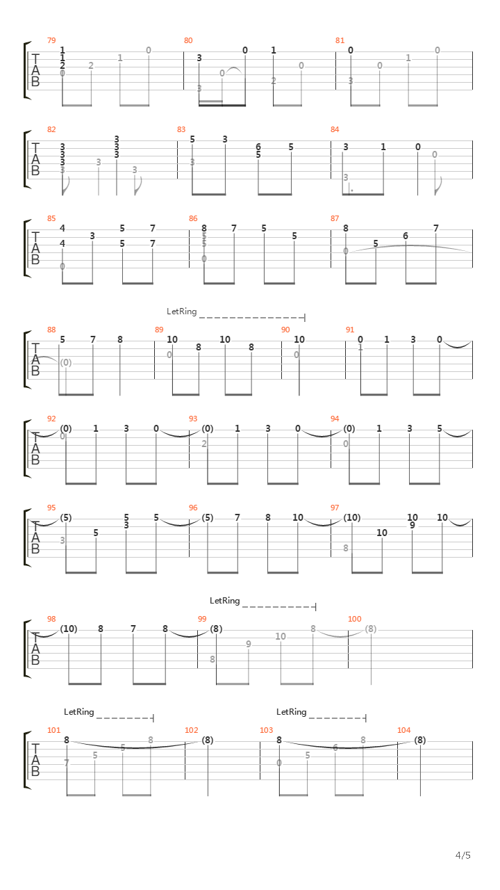 Bunda吉他谱