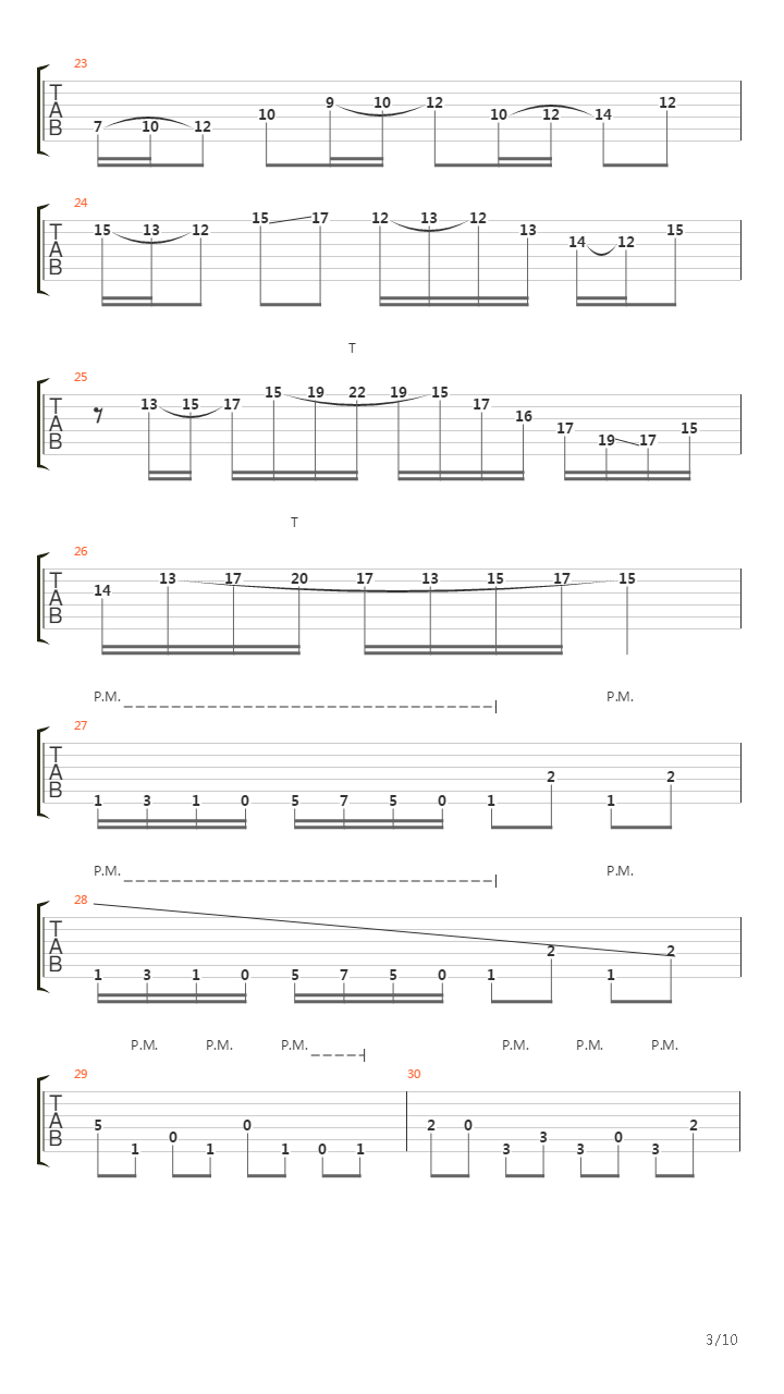 Elliptical Illuminations吉他谱