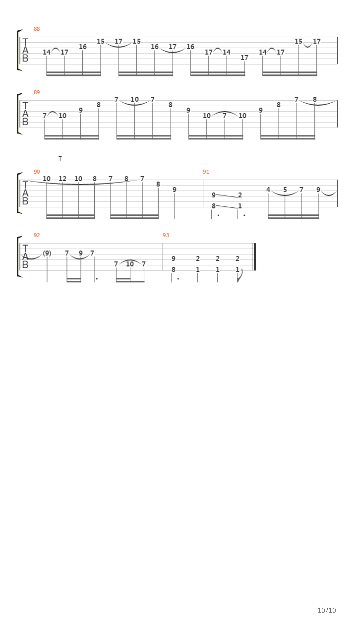 Elliptical Illuminations吉他谱