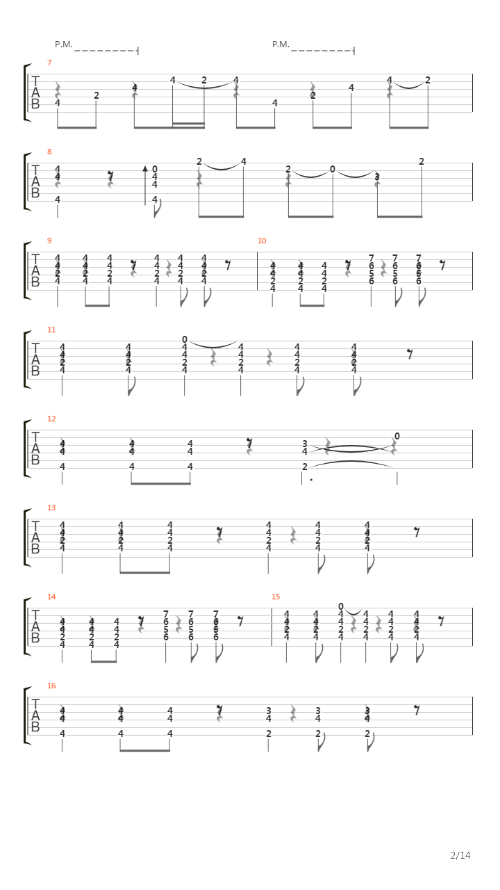 Puddle吉他谱