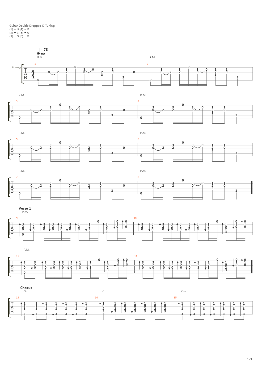 Ohio吉他谱