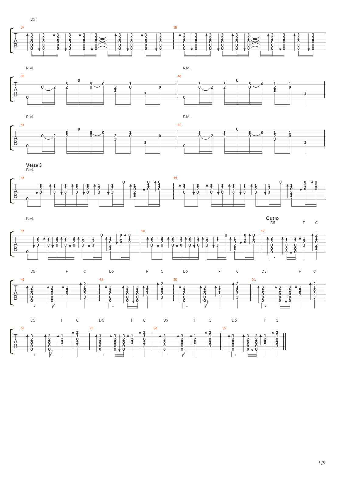 Ohio吉他谱