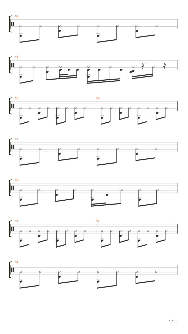 The Epilogue吉他谱