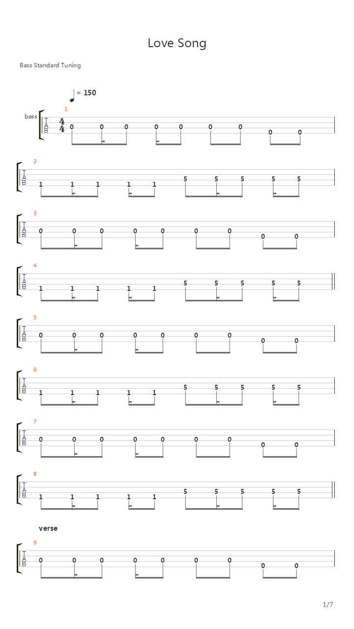 Love Song吉他谱