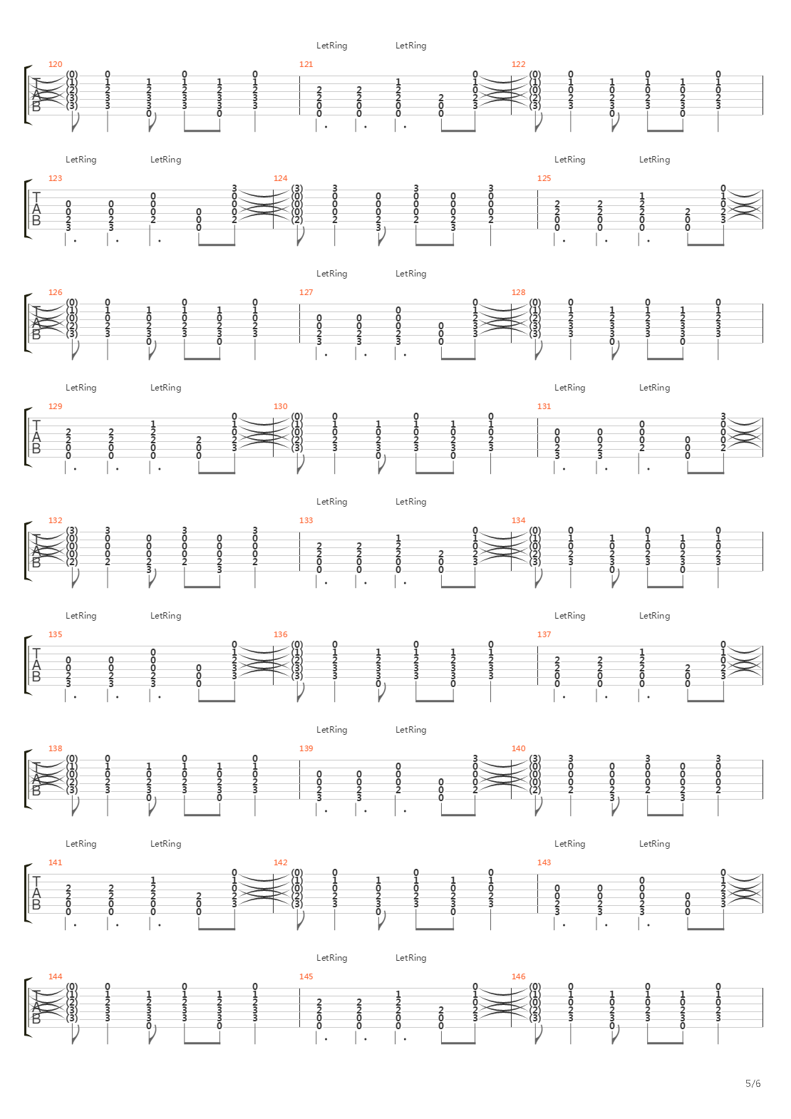 74-75吉他谱