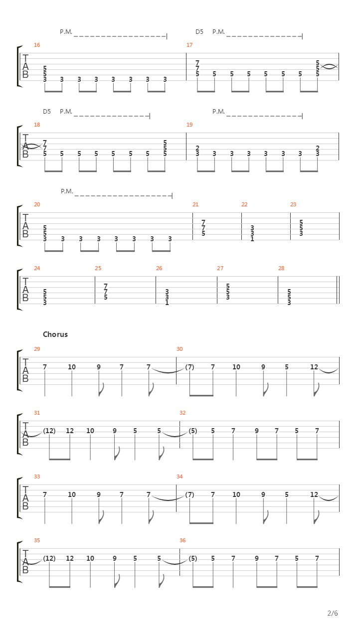 Rain吉他谱