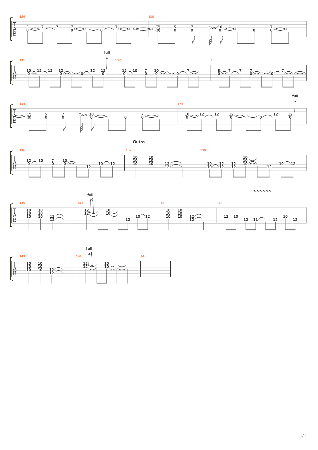 War The Process吉他谱