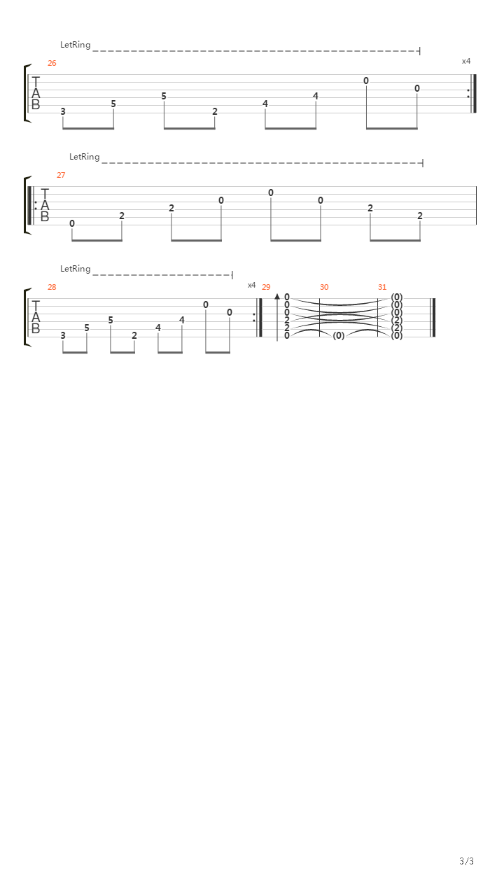 Eternal Sleep吉他谱