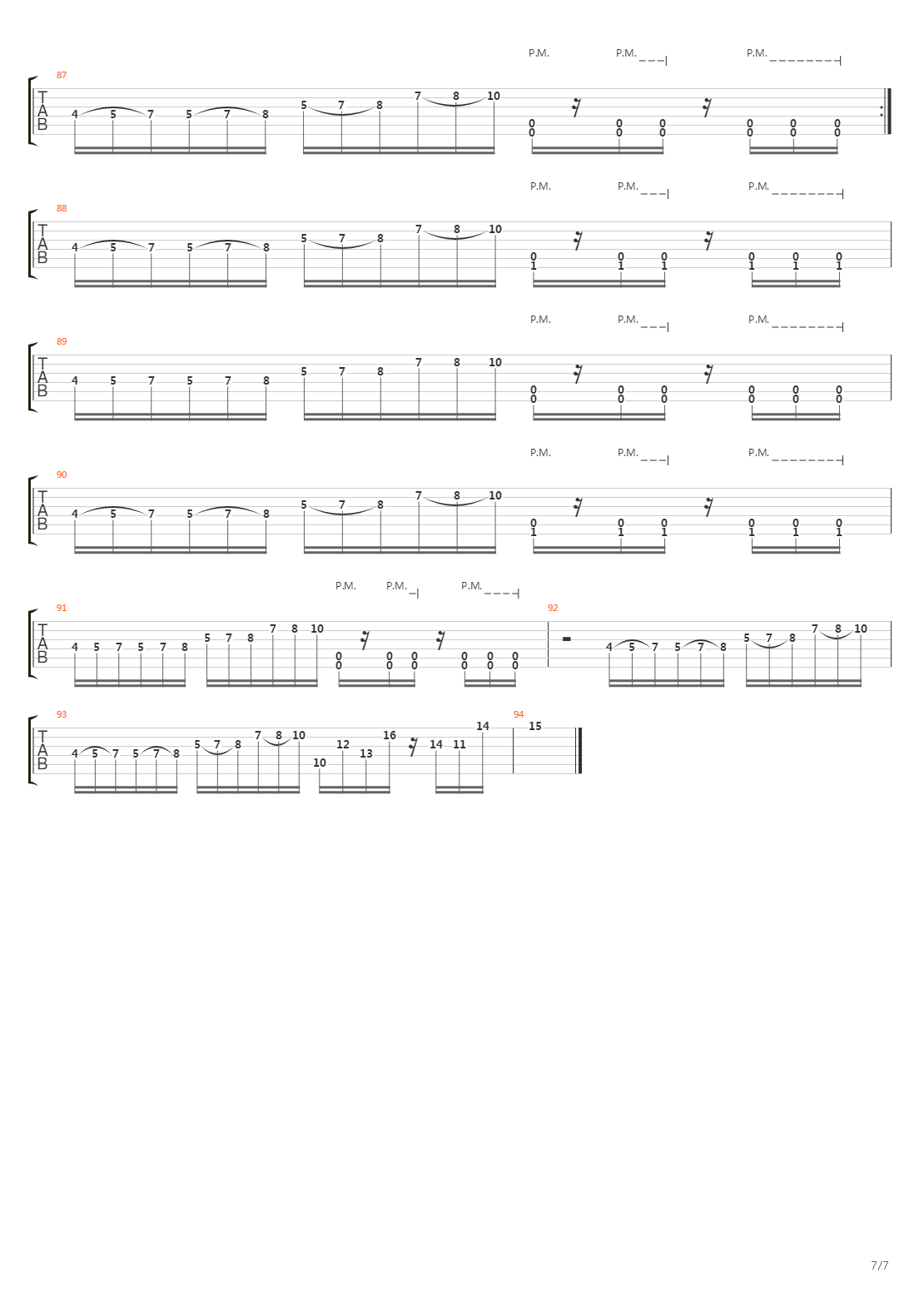 The Recovery吉他谱