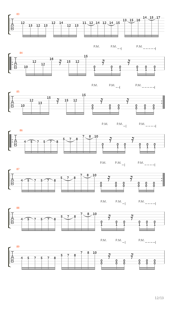 The Recovery吉他谱