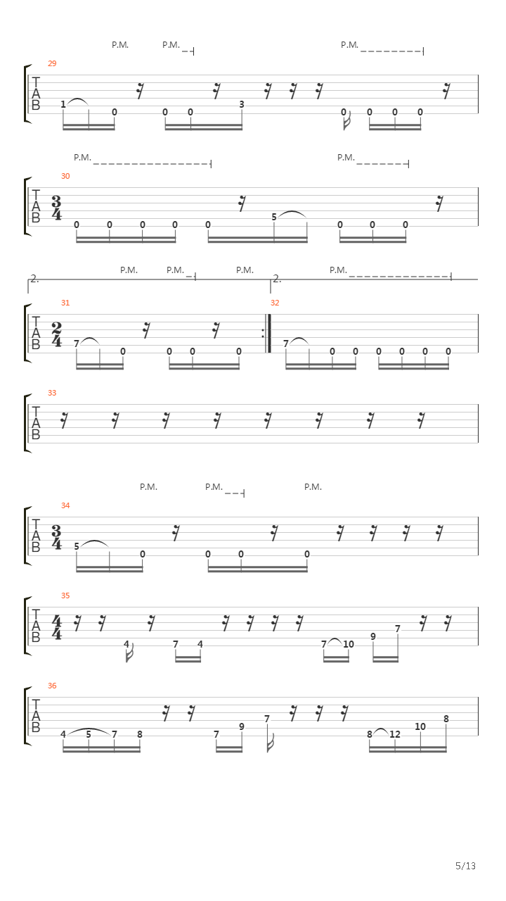 The Recovery吉他谱