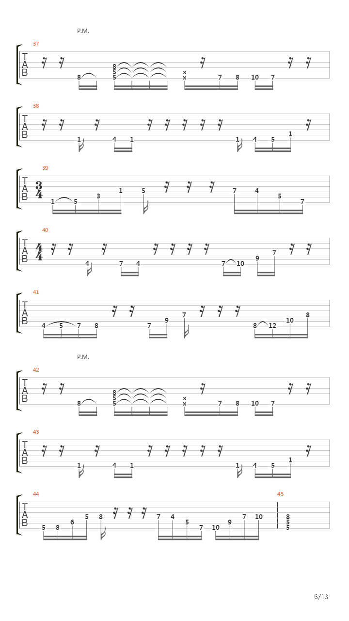 The Recovery吉他谱