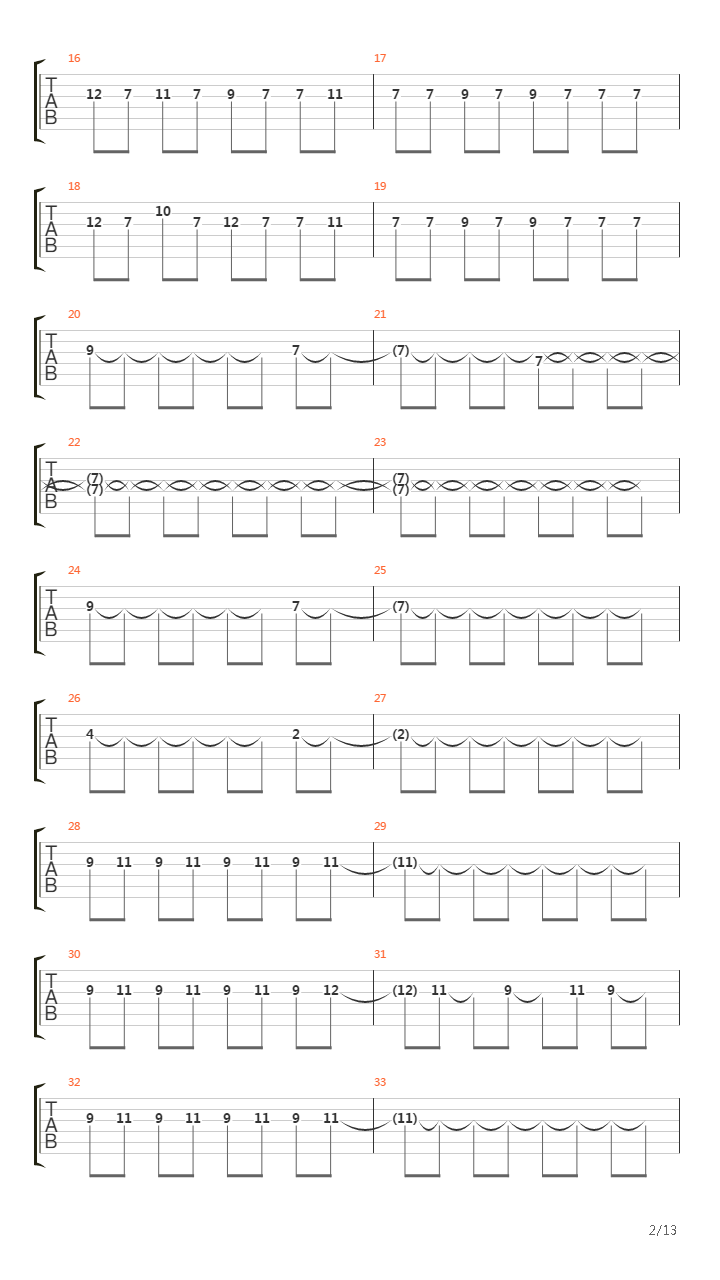 Quemando Cartas吉他谱