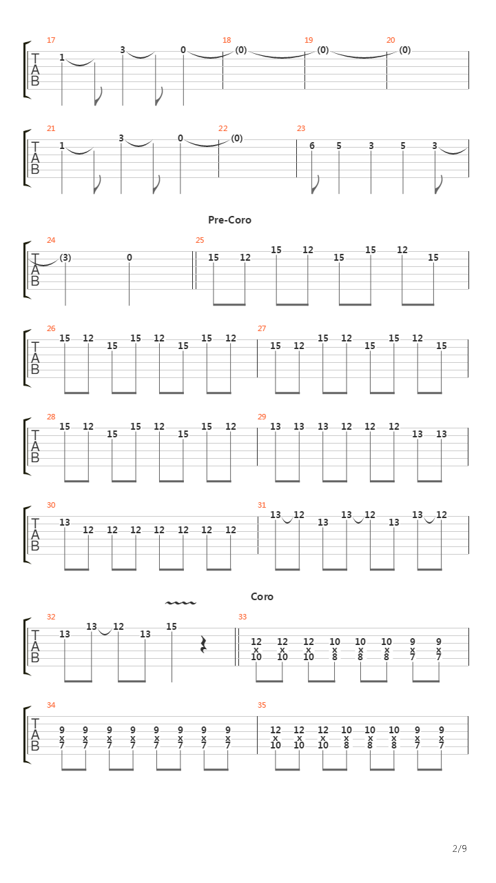 Rezo吉他谱