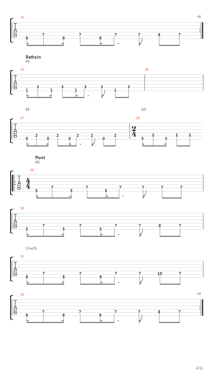 Horizon吉他谱