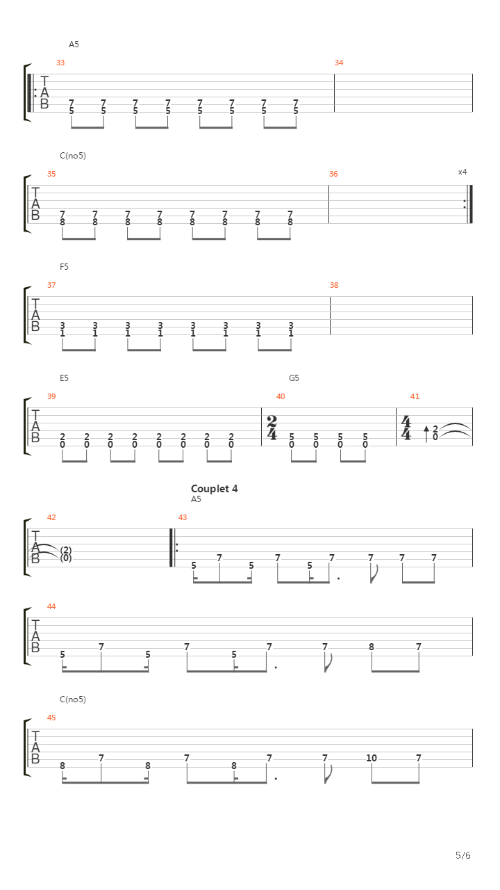 Horizon吉他谱
