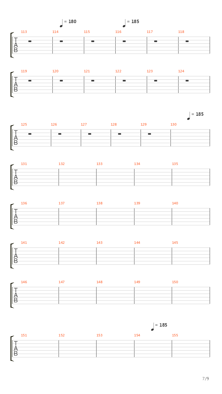 The Gunslinger吉他谱