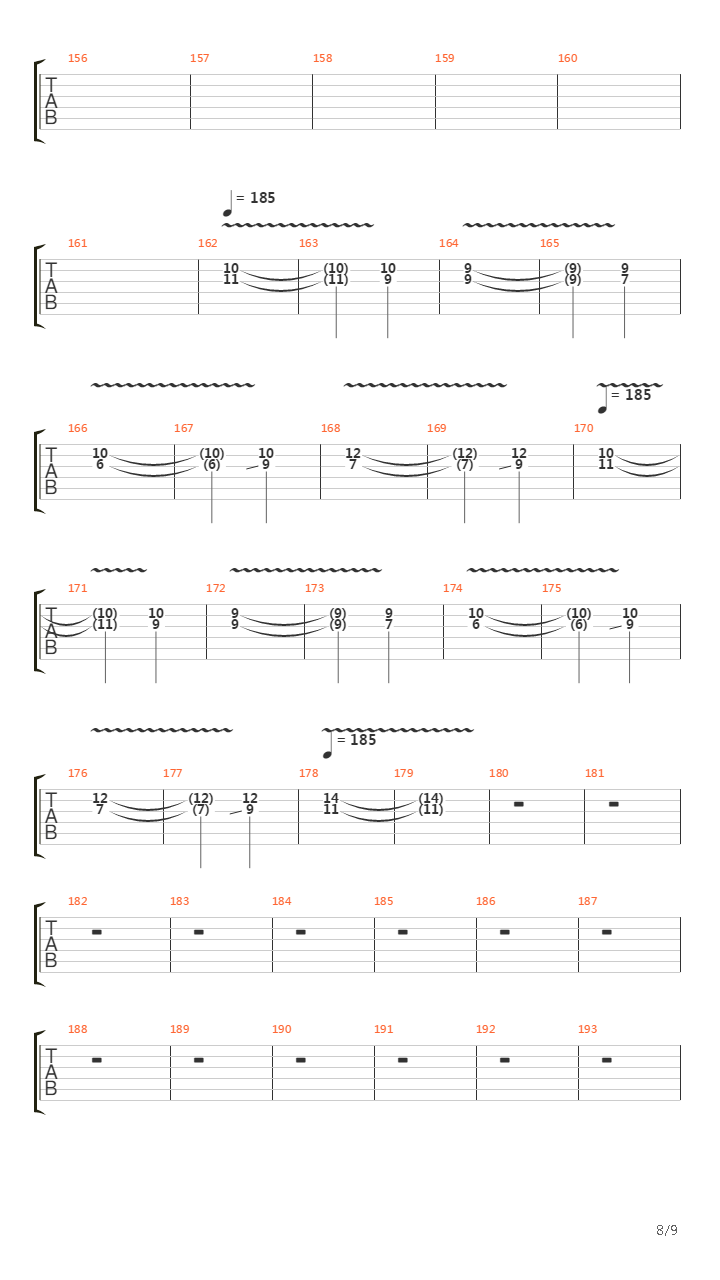 The Gunslinger吉他谱