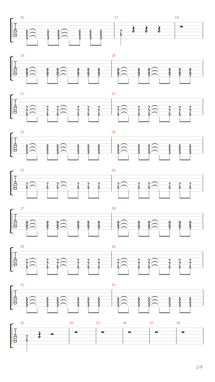 Outro Lugar吉他谱