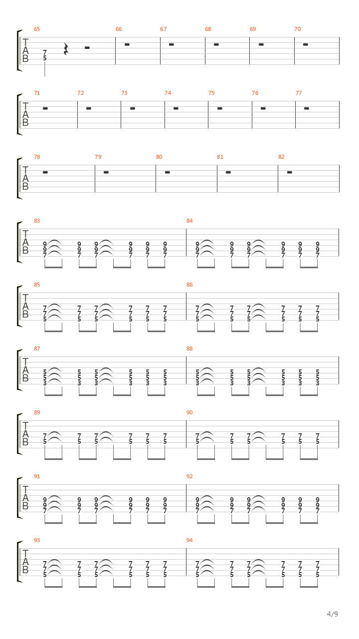 Outro Lugar吉他谱