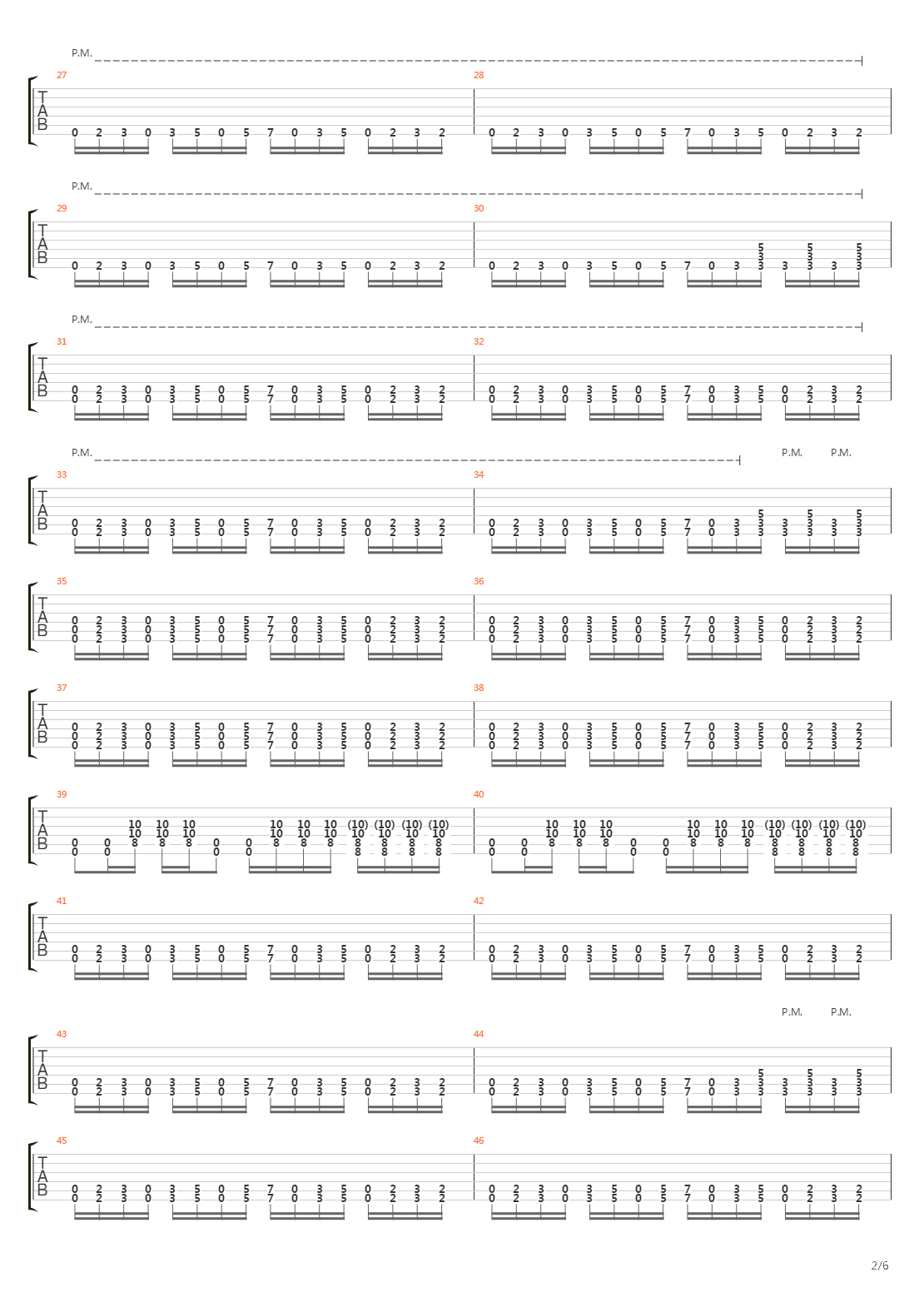 Depth Charge吉他谱