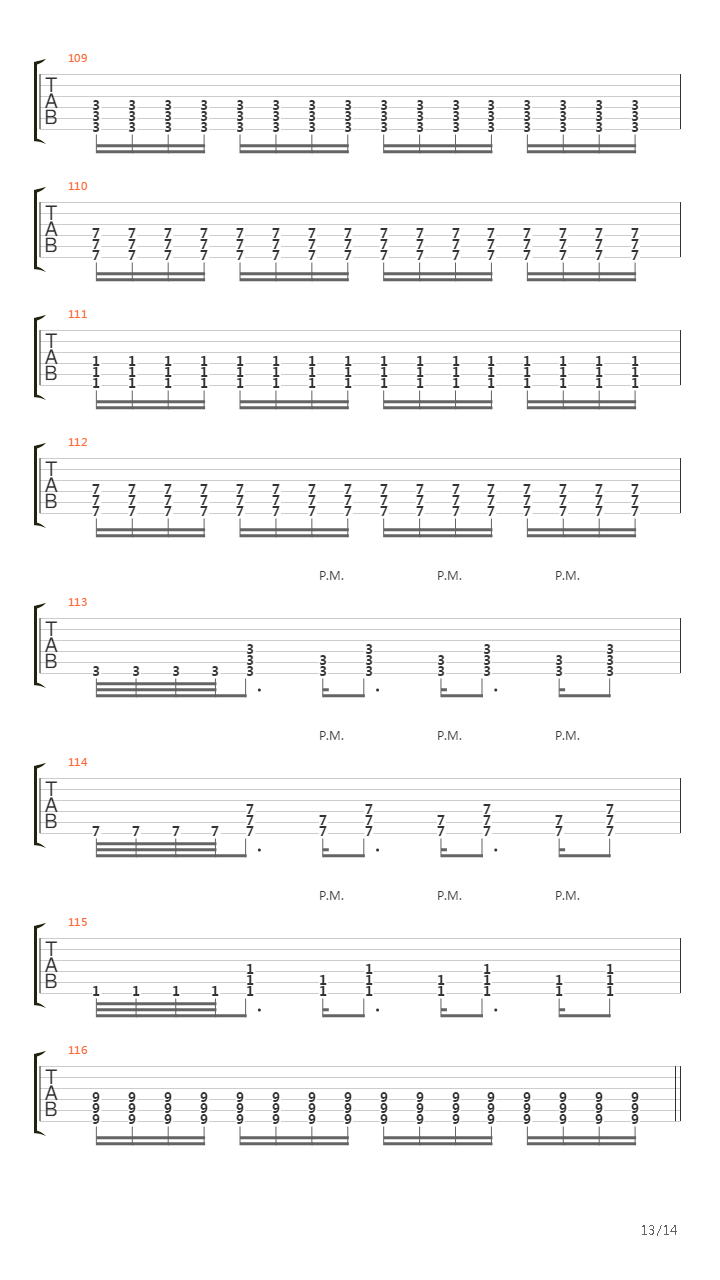 Depth Charge吉他谱